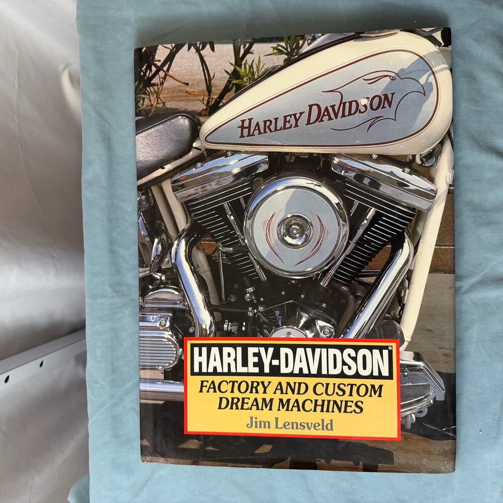 Harley-Davidson Factory & Custom Dream Machines Jim Lensveld‎ 1993 HC Photo Book